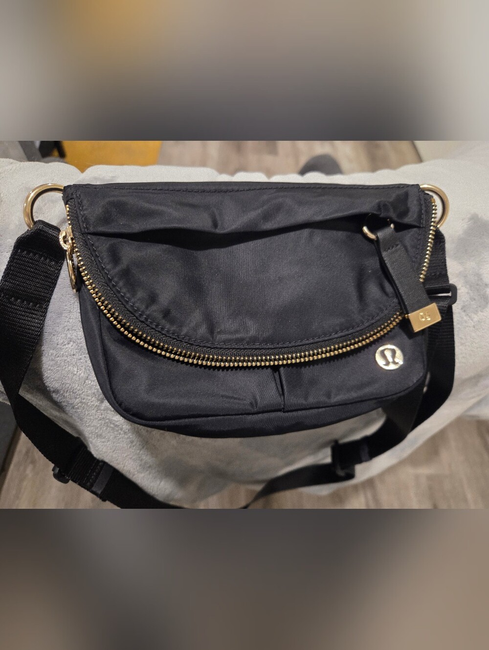 Lululemon Black Micro Festival Bag